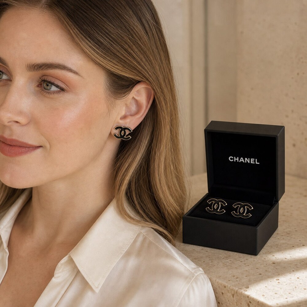 CHANEL Classic Parisian Earrings Style 38 | New with Box - Picture 9 of 9